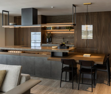 Immerse yourself in Molteni&C at this one-of-a-kind, luxury apartment by Dawson & Co