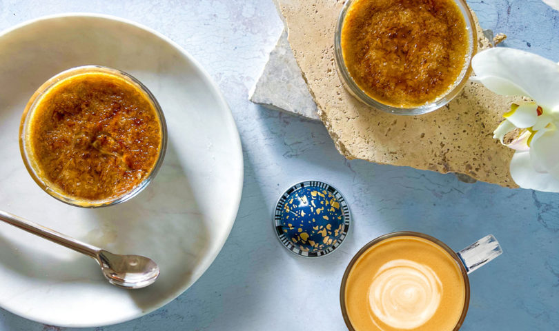 Impress any guest with this foolproof Coffee Crème Brûlée recipe by Miss Polly’s Kitchen with Nespresso