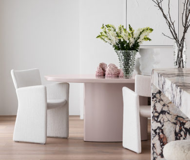 Elevate your dining experience with these unique tables and chairs