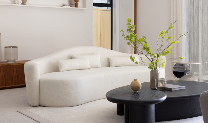 Meet the sleek sofa proving how one simple piece can elevate an entire space