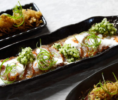 Your first look at the delicious new omakase menu on offer at Faraday’s Bar