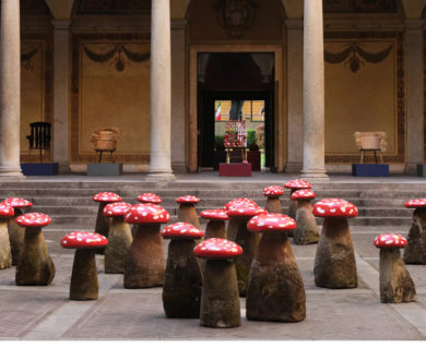 The ‘Loewe Chairs’ installation at Palazzo Isimbardi