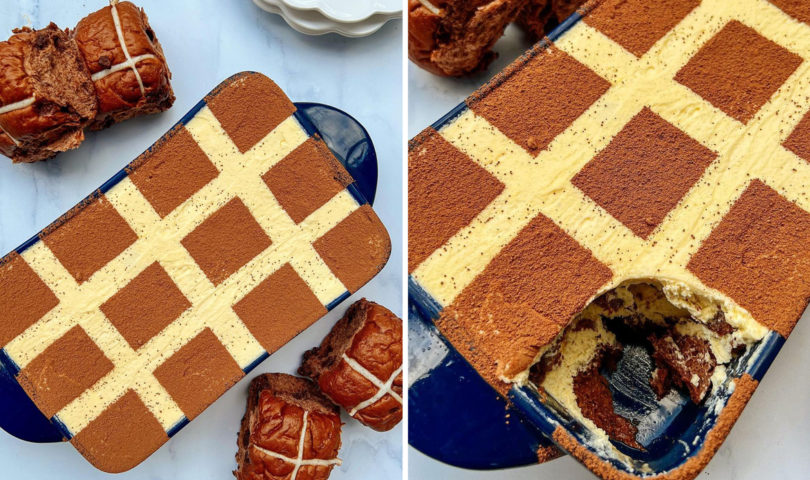 This Hot Cross Bun Tiramisu recipe is the most enticing thing you’ll eat this Easter weekend