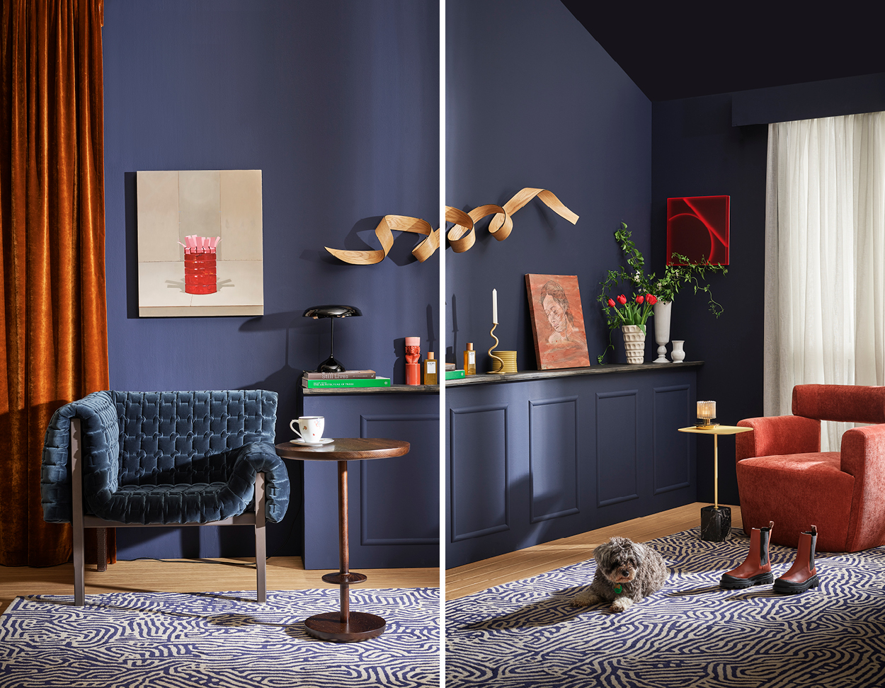 Dark Blue paint trend