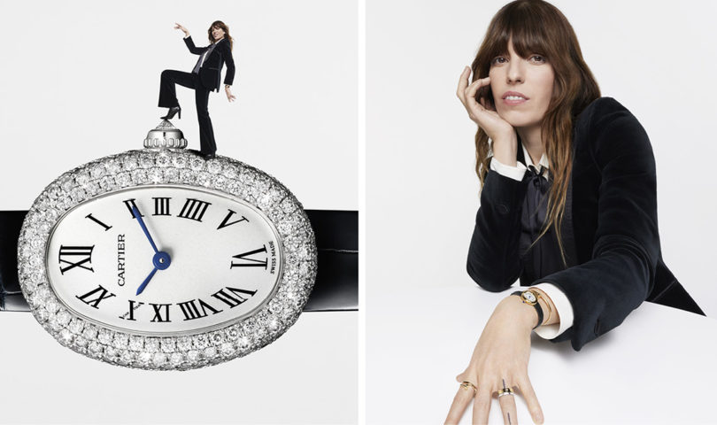 Artist (and daughter of Jane Birkin) Lou Doillon is the face of Cartier’s new Mini Baignoire campaign
