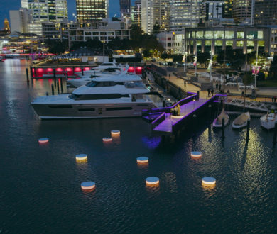 Immerse yourself in Viaduct Harbour’s incredible new audio-visual show during Matariki