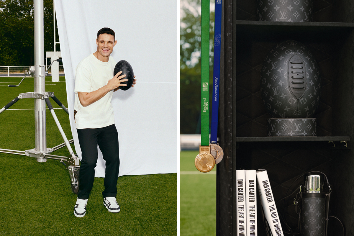 Louis Vuitton unveils an exciting new collaboration with Dan Carter