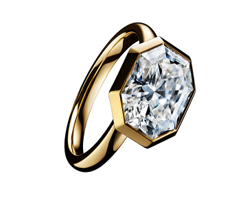 Octagon Bezel Ring