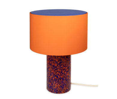 Stories Of Italy Orange & Blue Pillar Lamp