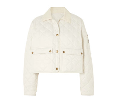 MONCLER Chitre cropped quilted shell jacket