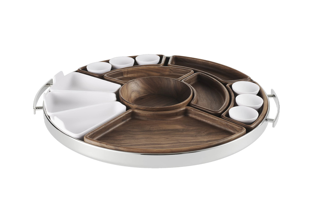 Christofle Mood Asia Tray & Dishes