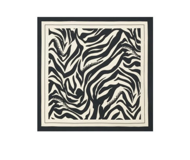 Anine Bing Evelyn Scarf in Zebra