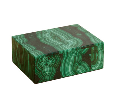 Small Malachite Jewellery Box