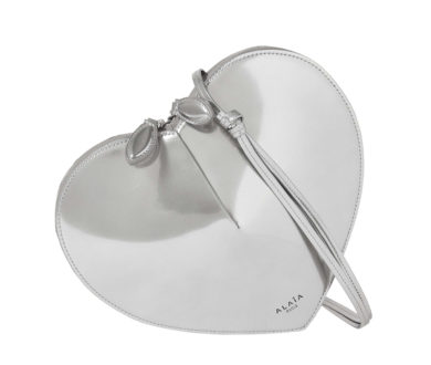 Alaïa Silver Heart Bag