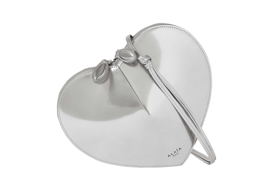 Alaïa Silver Heart Bag
