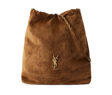 Saint Laurent Jamie Quilted Suede Bag