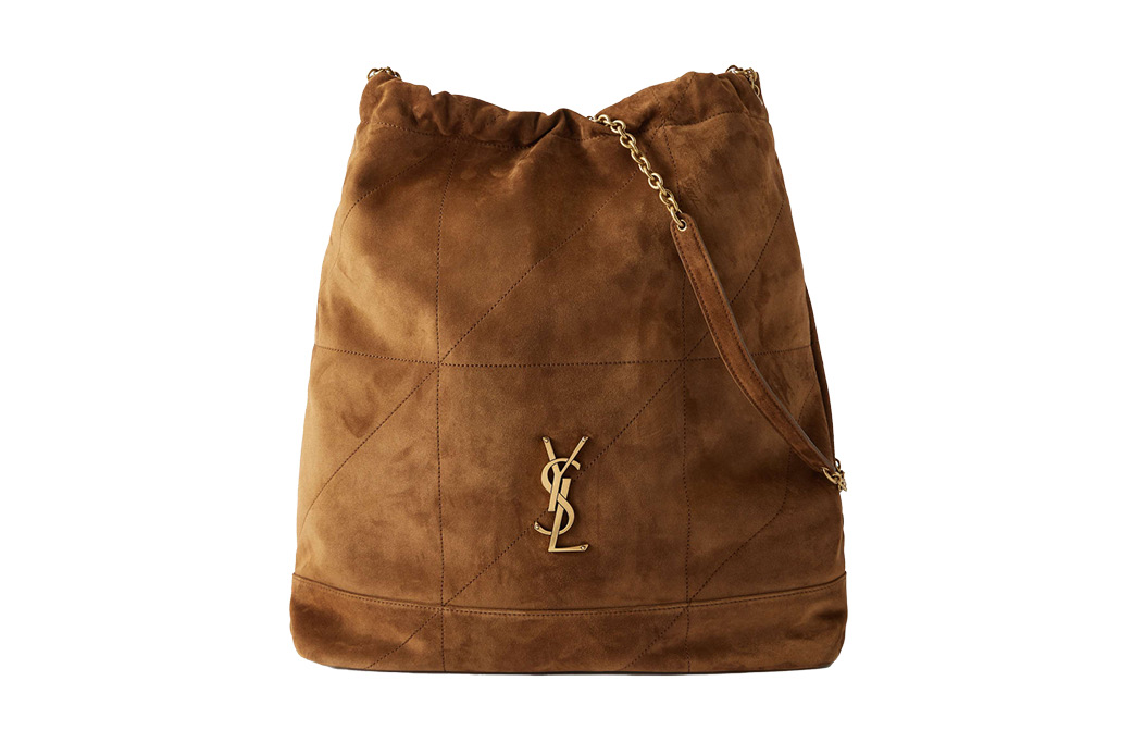 Saint Laurent Jamie Quilted Suede Bag