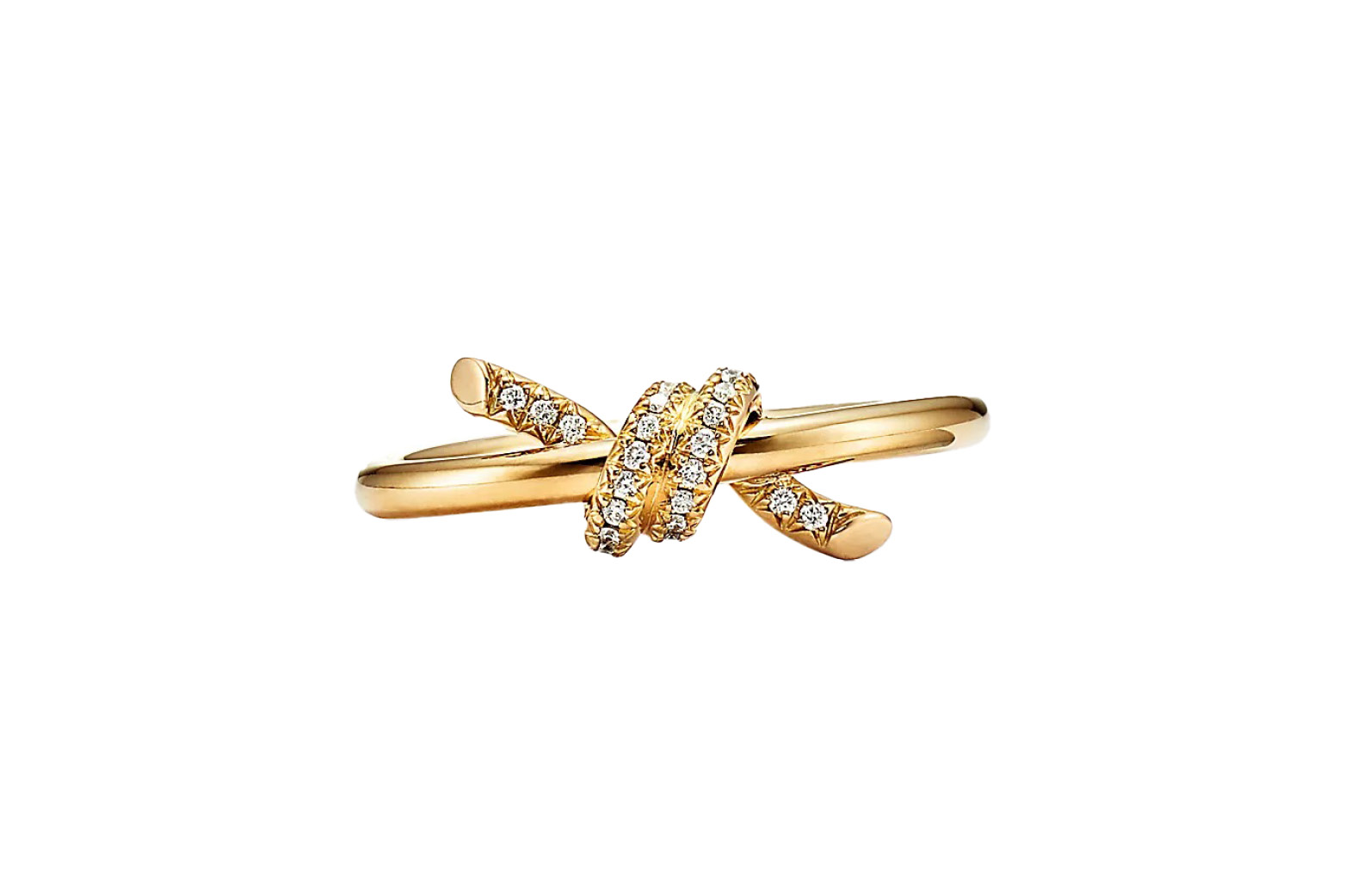 Tiffany & Co. Knot Ring With Diamonds