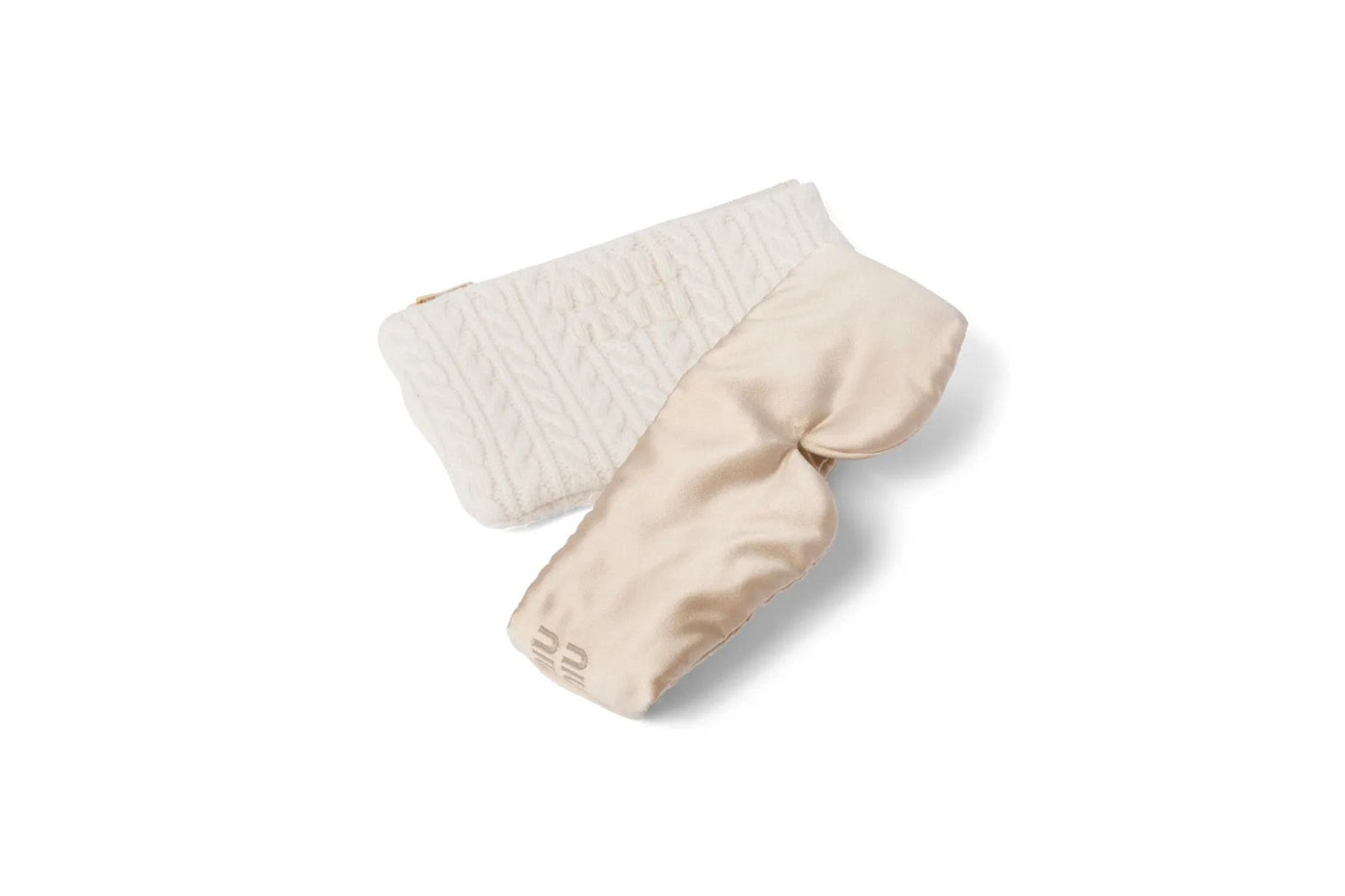 Miu Miu Duchesse Cashmere Sleep Mask