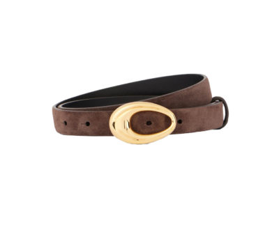 Khaite Olivia Suede Belt