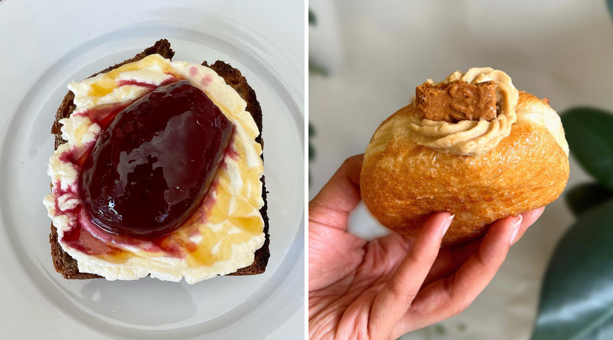 Must try cheesecake doughnut