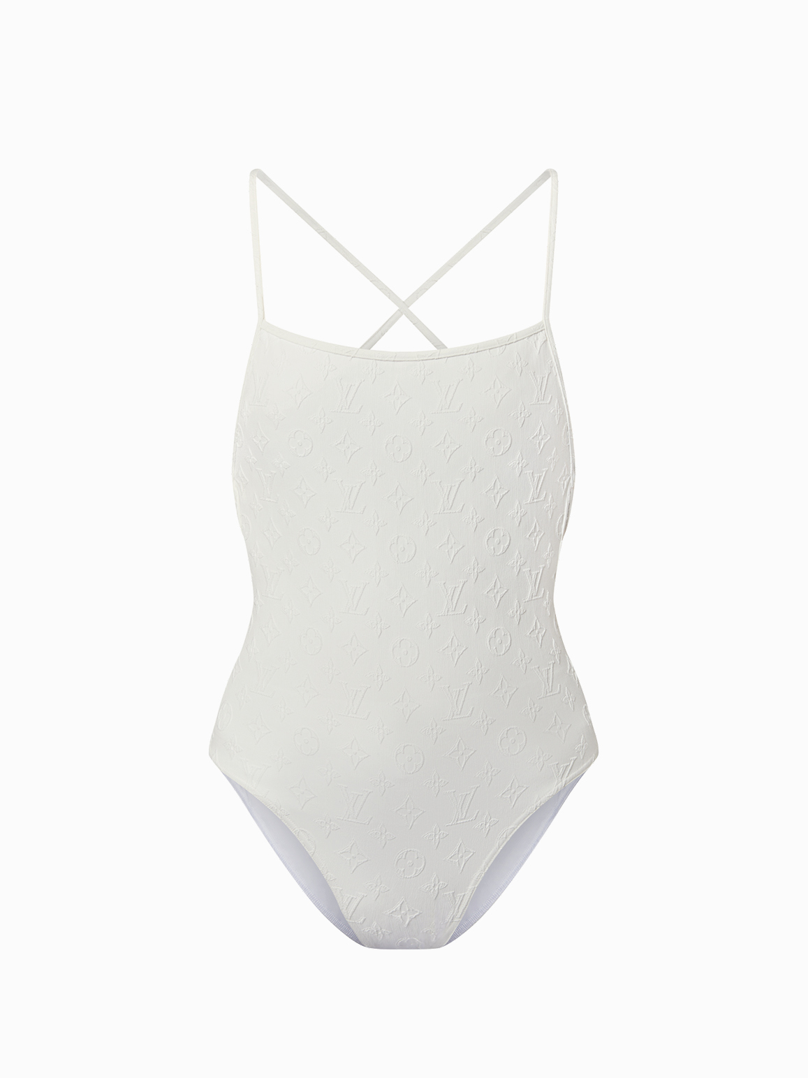 Louis Vuitton white Monogram Jacquard Swimsuit