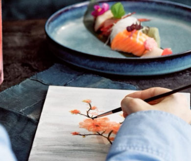 In the spirit of celebrating spring, Azabu Mission Bay is offering exclusive ‘Sip and Paint’ classes with a renowned artist — and we have tickets to giveaway
