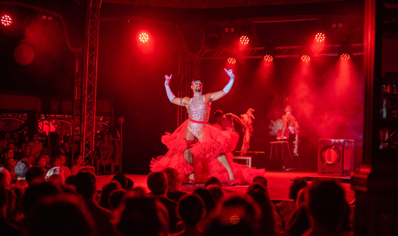 Enjoy a night of extravagant entertainment at Q Theatre’s uproarious party cabaret, Briefs — Dirty Laundry