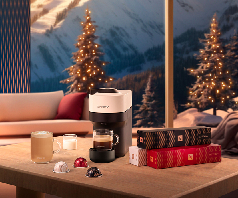 Make delicious coffee with the new festive range from Nespresso