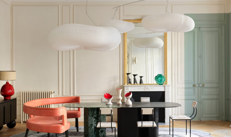 Cast your interior in a whole new light with these sculptural, cloud-like pendants