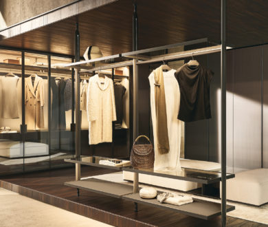 If you’re a collector of fine clothes, shoes and handbags, this chic wardrobe is the ultimate luxury showcase