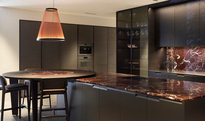 Contemporary design and considered functionality collide in this kitchen