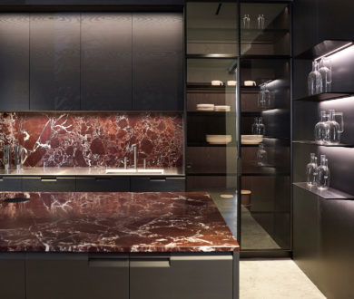 Contemporary design and considered functionality collide in this kitchen