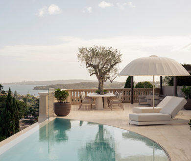An elevated residence with 360-degree views of Sydney Harbour — this is a luxury retreat like no other