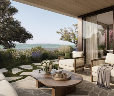Don’t miss your chance to own a rare slice of paradise in Beachhouse — a trio of apartments designed by Cheshire Architects