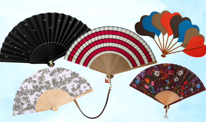 Shop the season’s hottest accessory — the luxe hand fan