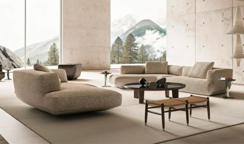 Antonio Citterio’s Loungescape is a versatile seating system that adapts to any interior vision