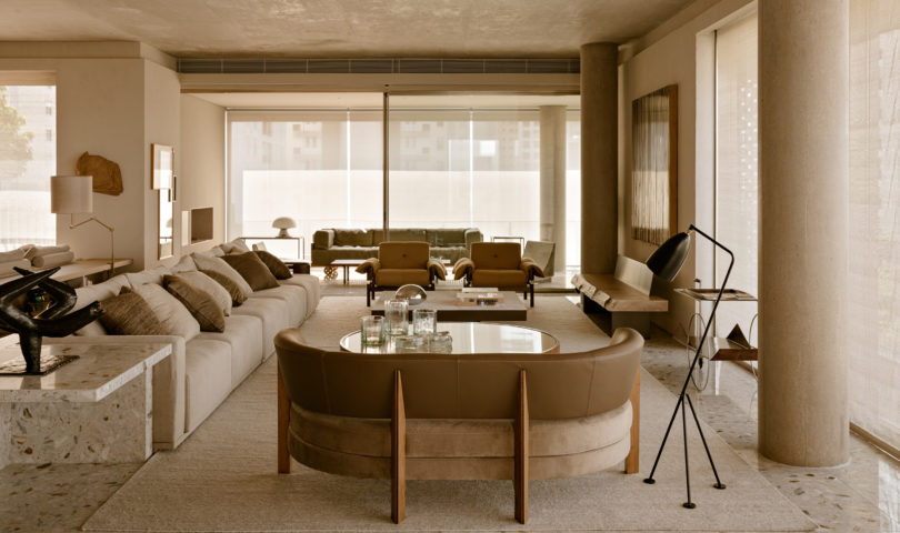 Shop the Look: Studio Arthur Casas’ Apartment Sete is a masterclass in rhythm & restraint