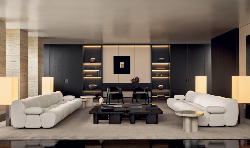 Poliform’s Ernest sofa is a cosy and contoured masterpiece