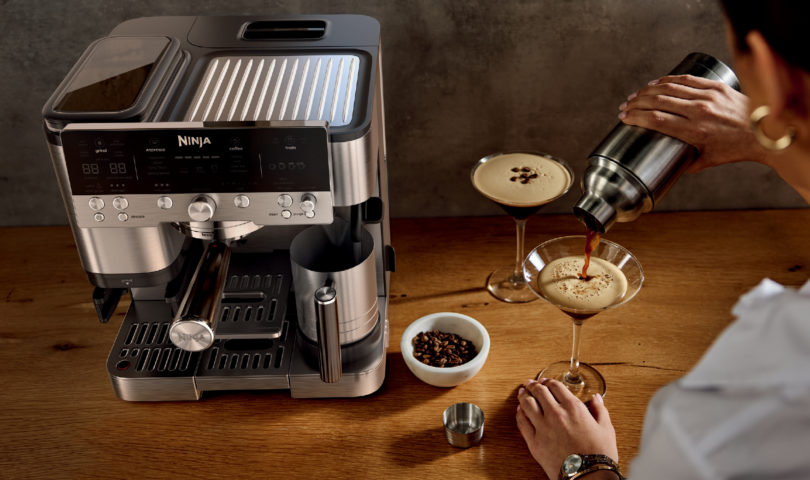 Take your morning coffee on the road with you this summer with this sleek machine