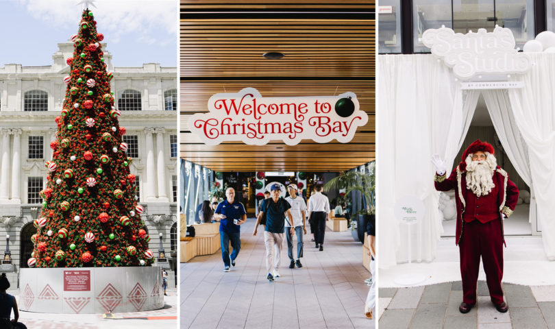 Ward off any Grinchy inclinations with a trip to Commercial Bay for all the festive fun
