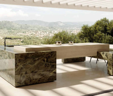 Add the wow factor with these versatile large-scale porcelain slabs