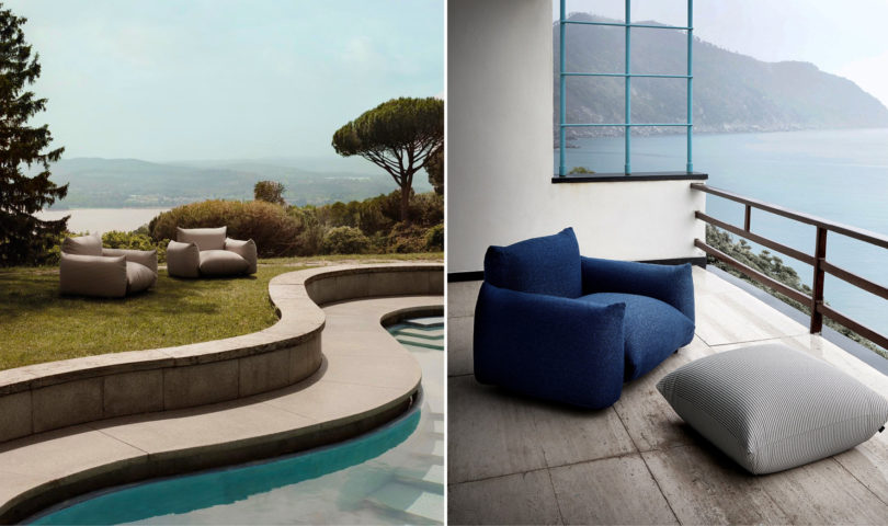 Arflex’s cult Marenco armchair takes its rightful place outdoors