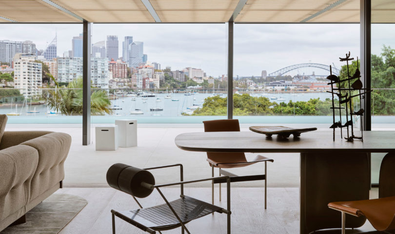 Inside a serene Darling Point penthouse overlooking Sydney Harbour