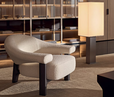 Poliform’s Owen armchair makes a case for sculptural comfort