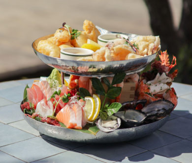 Right place, right time: The seafood tower and spicy pineapple margarita that are calling you to take action