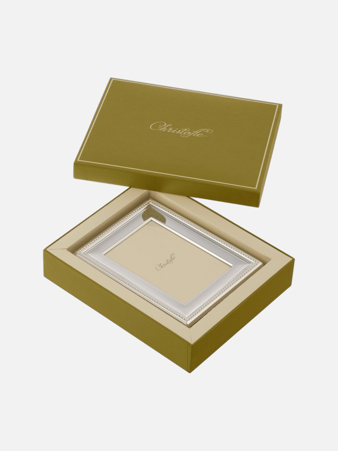 Imageye Imgi Christofle Perles Silver Frame Box