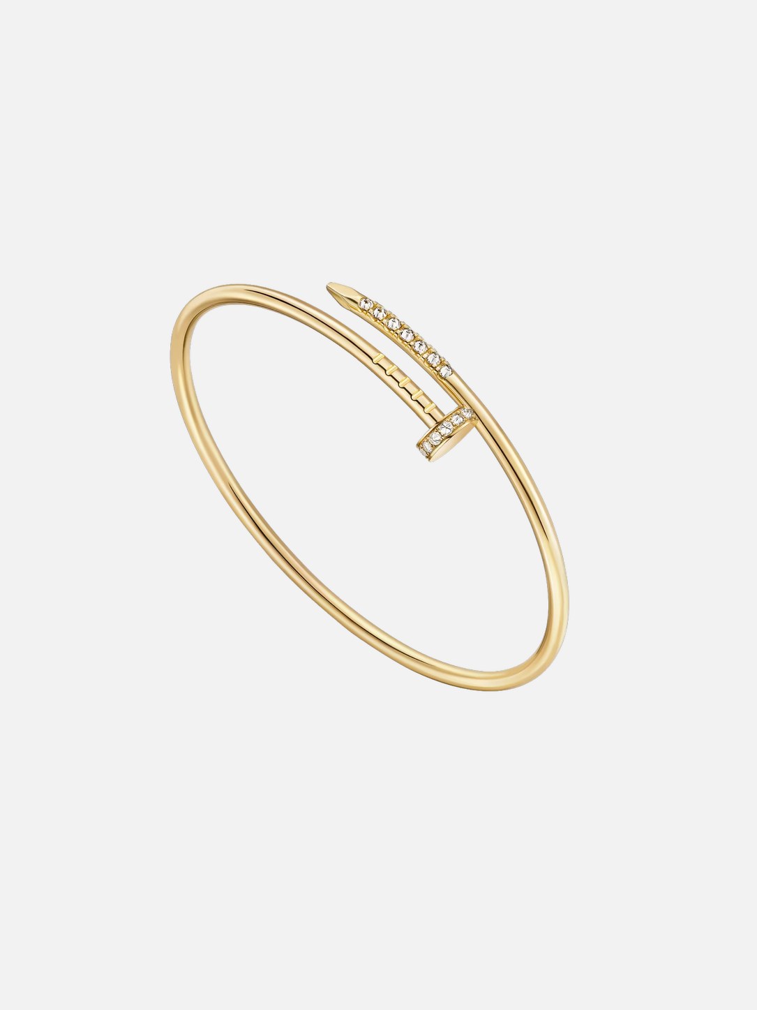 Juste Un Clou Bracelet, Small Model, Reverse Set Diamonds