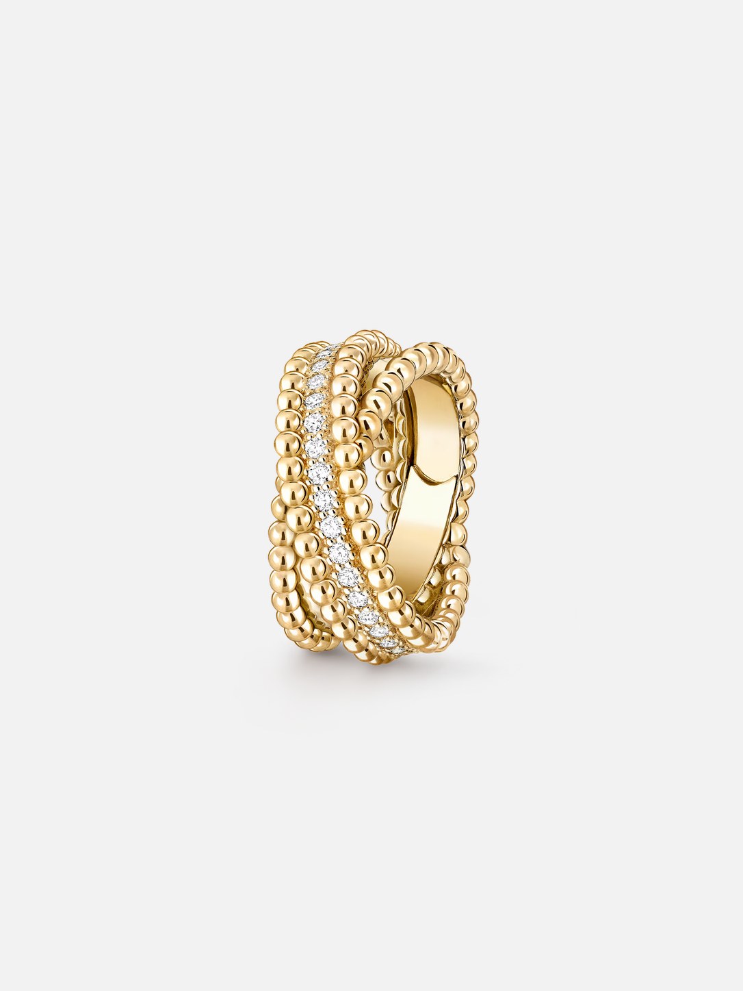 Perlée Diamonds Duo Ring