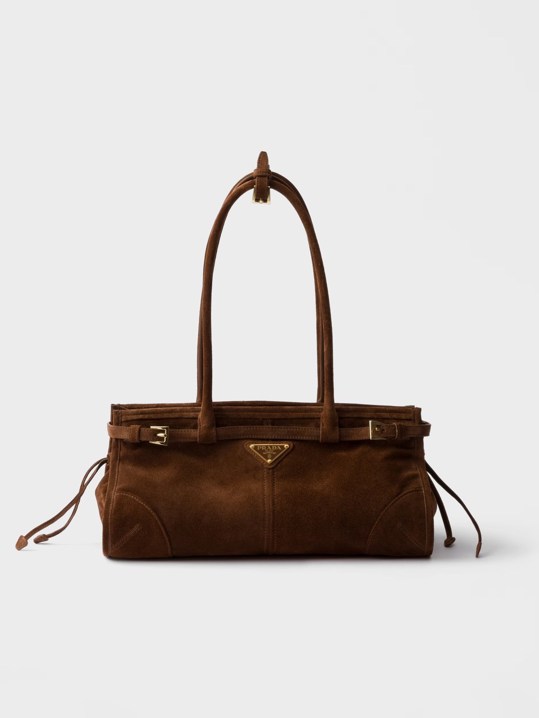 Prada Bonnie Medium Suede Handbag